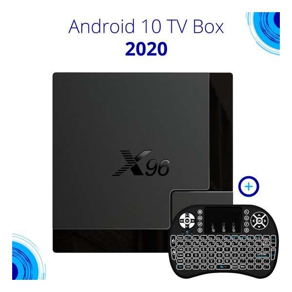 Android 10 Tv Box - 4K en 6K - X96 Mate - 4GB 32GB - 2020 model - Mediaspeler - Mediaplayer voor tv -