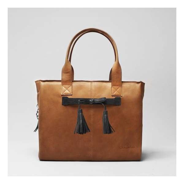 Chalrose Handbags City Bags Dames Schoudertas Cognac