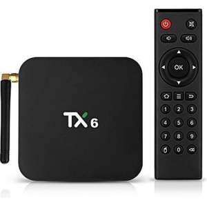 TX6 mediaspeler | 2/16 GB | Android 9 | Allwinner H6 | KODI 18.4 | Android tv box model 2020
