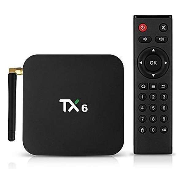 TX6 mediaspeler | 2/16 GB | Android 9 | Allwinner H6 | KODI 18.4 | Android tv box model 2020