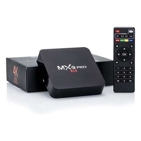 Android tv box MXQ PRO 4K + Kodi (TV, Zenders, Series, Films)