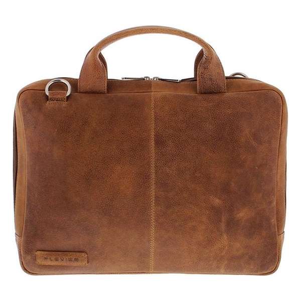 Plevier Laptopsleeve/ Schoudertas 1-Vaks 14 Cognac 480