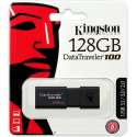 Kingston DataTraveler 100 G3 128GB USB Stick 3.0 Flash Drive - Zwart