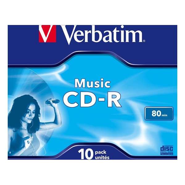 Verbatim CD-R AUDIO JC MUSIC LIFE PLUS - Rohling