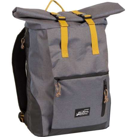 New Rebels Rolltop Backpack Rugzak Jack 15.6'' Grijs