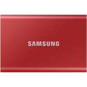 Samsung Portable SSD T7 - 1TB - Rood