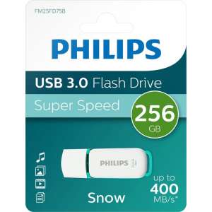 Philips FM25FD75B USB flash drive 256 GB USB Type-A 3.2 Gen 1 (3.1 Gen 1) Turkoois, Wit