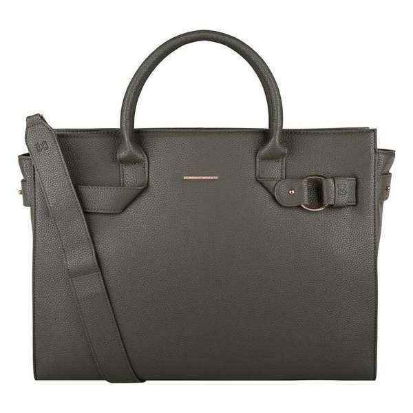 Mister Miara Laptoptas Parker Tote 15.6 Inch Groen