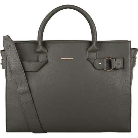 Mister Miara Laptoptas Parker Tote 15.6 Inch Groen