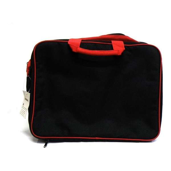 Laptoptas | Jackman laptopcase JKB-213 | Zwart met rood