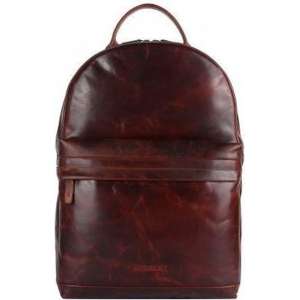 Genicci Hugo 15 inch laptop rugzak Cognac