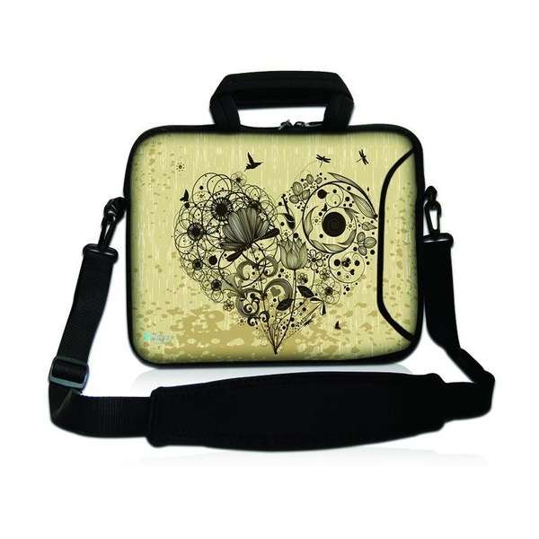 Sleevy 17,3 laptoptas artistiek hart