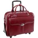 McKlein Laptop Trolley - Rood - 17'' - BERKELEY