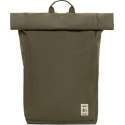 Lefrik Roll Rolltop Laptop Rugzak - Eco Friendly - Recycled Materiaal - 15,6 inch - Olijfgroen