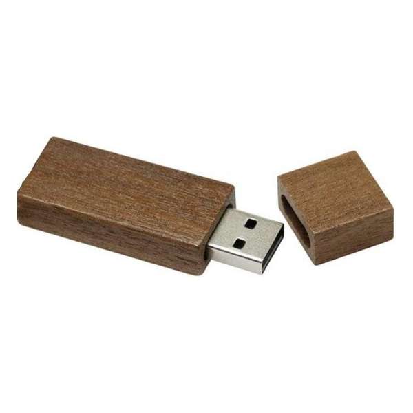 Houten USB Stick 64GB | Wooden Flash Drive 64GB