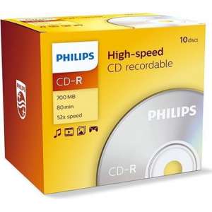Philips 8710895778176 lege cd CD-R 700 MB 10 stuk(s)