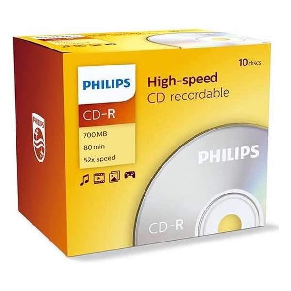 Philips 8710895778176 lege cd CD-R 700 MB 10 stuk(s)