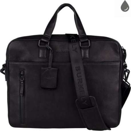 BURKELY Rain Riley Laptopbag 15.6'' Schoudertas - Zwart