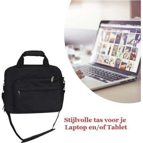 Multifunctionele Laptoptas Laptop schoudertas Zwart