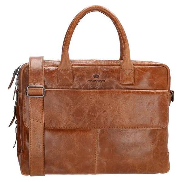 Micmacbags Porto Laptop/ Business tas - Bruin