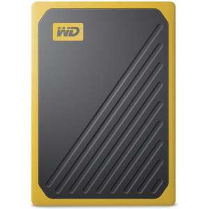 WD - Western Digital My Passport Go, Portable SSD 1TB, black/yellow