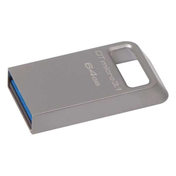 64GB DTMicro USB 3.1/3.0 Type-A metal ultra-compact flash drive