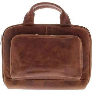 Plevier Akasaka Laptophoes 14 inch laptop of 13 inch MacBook Cognac