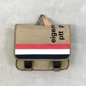 PTT Post Schoudertas | 15 inch Laptoptas | 47x32x10 cm | Retro en Trendy | Verstelbare Draagriem