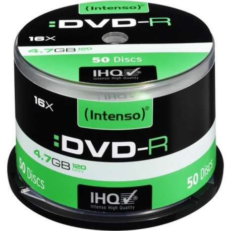 DVD-R Intenso 4,7GB 50pcs CakeBox 16x