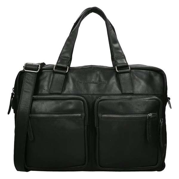 Chesterfield Misha Leren Laptoptas - 17 inch - Zwart