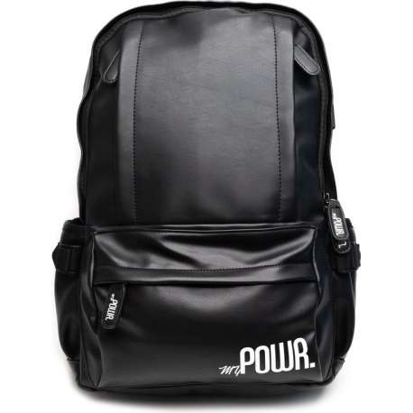 Laptoptas 15,6 inch - Mypowr. - Rugzak Laptopvak - Gymbag - USB - Rugtas - Fitness - PU Leer - Schooltas