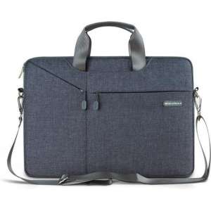 Gent Brief Sleeve Laptop Tas 15.6 inch - Donkergrijs