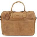 BURKELY Victoria leren laptoptas cognac