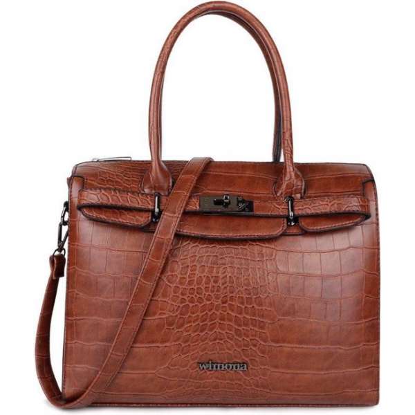 Wimona Liona 5005 Handtas / Schoudertas - Cognac