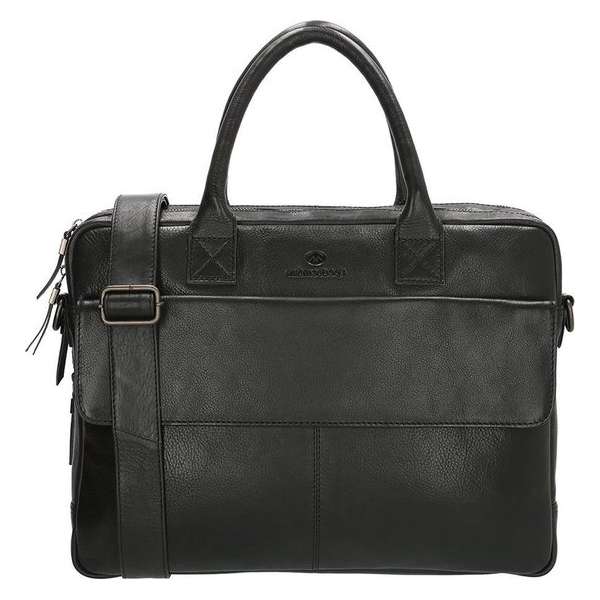 Micmacbags Porto Laptop/ Business tas - Zwart