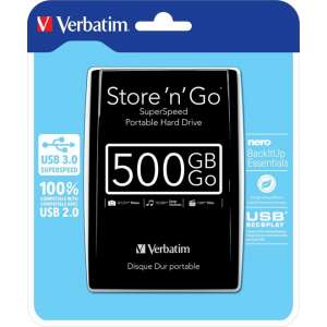 Verbatim Store 'n' Go Super Speed - Externe harde schijf - 500 GB