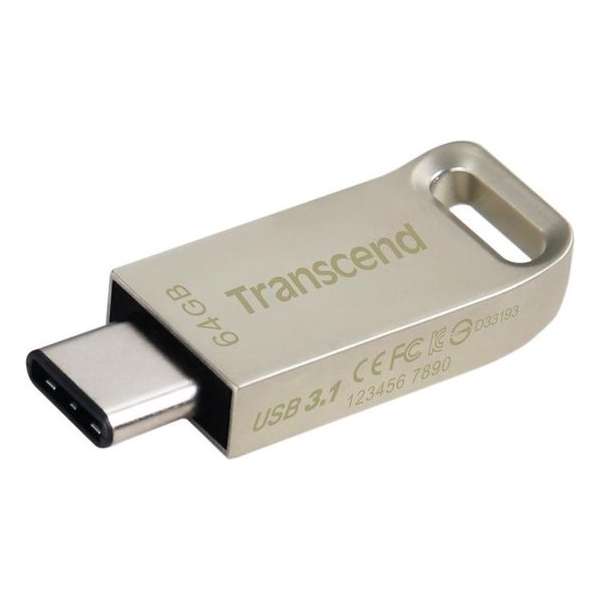 Transcend JetFlash 850 USB flash drive 64 GB USB Type-C 3.2 Gen 1 (3.1 Gen 1) Goud