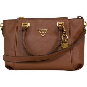 Guess - Destiny Status Satchel - Cognac Bruin - Vrouwen