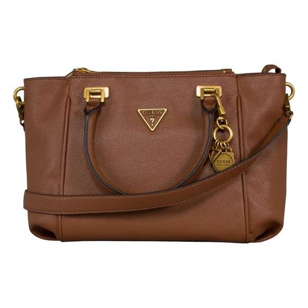 Guess - Destiny Status Satchel - Cognac Bruin - Vrouwen