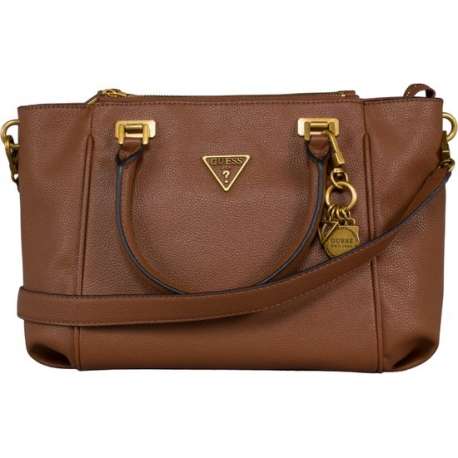 Guess - Destiny Status Satchel - Cognac Bruin - Vrouwen