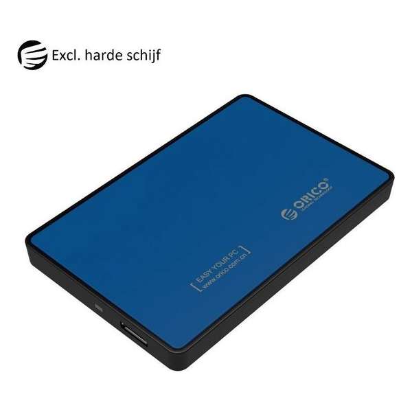 Orico Harde schijf behuizing 2.5 Inch SATA HDD/SSD - Blauw
