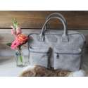 Stoere Beagles Westernbag licht grijs