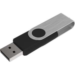 Venditio USB Twister - 2 GB - Zwart - 10 stuks