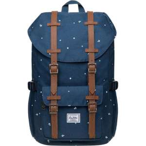 Kaukko | Schooltas | 15 inch Laptoptas | Blauw