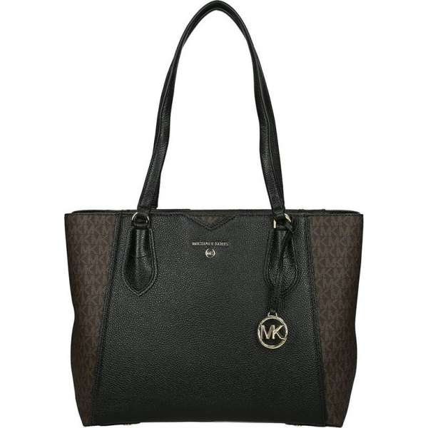 Michael Kors Mae Md Tote Dames Shopper Zwart