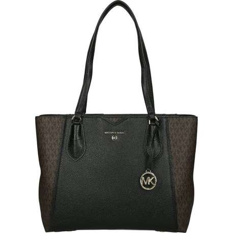 Michael Kors Mae Md Tote Dames Shopper Zwart