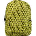 GoPa Rugzak kinderen | Schooltas | Rugtas | kleine Smiley's | Geel | Smile | Boekentas