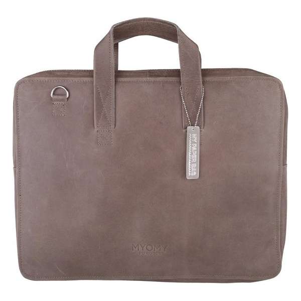 MYOMY My Paper Bag Laptoptas - 15 inch - Taupe