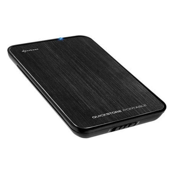 Sharkoon QuickStore portable - Harde schijfbehuizing - 2.5 inch - Zwart