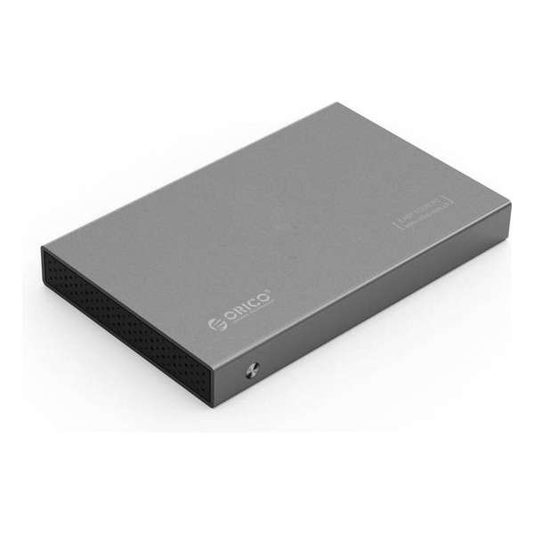 Orico HDD behuizing voor 2,5'' SATA HDD/SSD - USB3.0 / aluminium / grijs